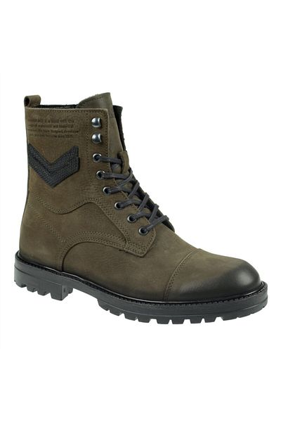 Hammer Jack Ανδρικές μπότες από γνήσιο δέρμα - 102 17640-m Khaki Nubuck