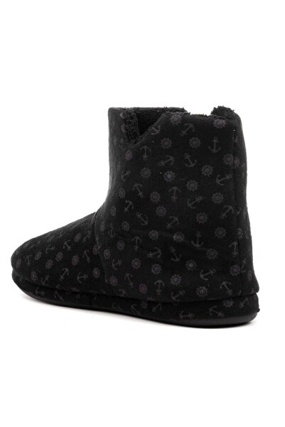 RedPlay Men's Black Home Shoes Winter Home Boots