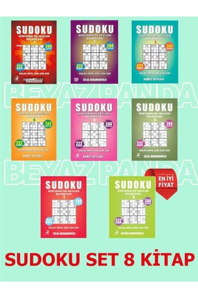 Olimpos Yayınları Sudoku 8 Kitap Set