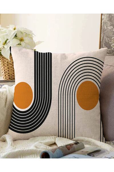 Realhomes Fundal colorat cu două fețe, cu model geometric, imprimat digital, ...