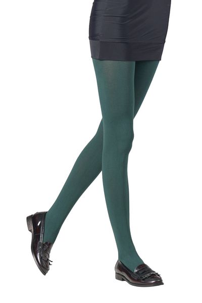 Daymod Women's Green Pantyhose