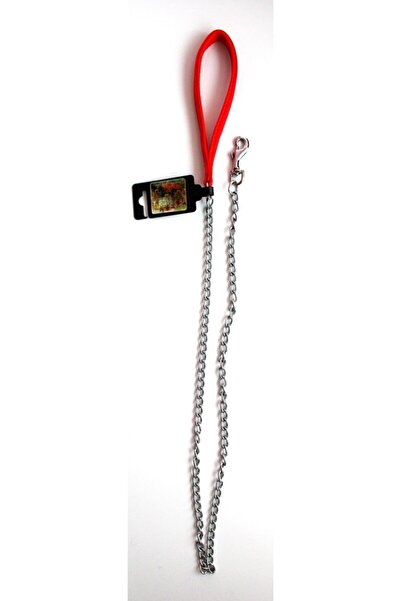 Lion Kırmızı Köpek Zincir Gezdirme Yumuşak Tutmalı 2 Mm 120 Cm