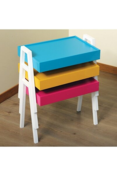 zerkaconcept Gökkuşağı Tepsi Zigon Sehpa