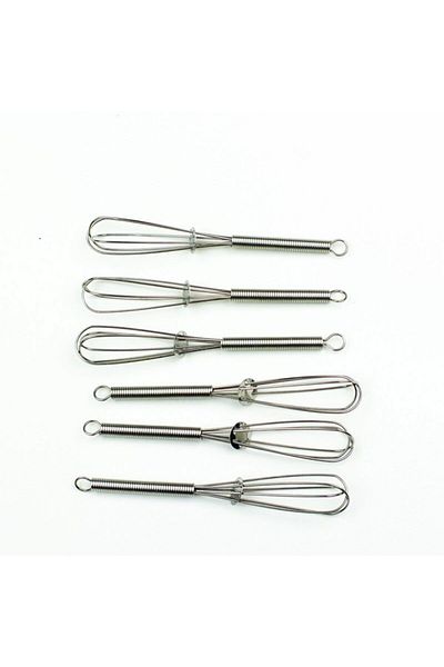 RoseRoi ملعقة شاي صغيرة على شكل مضرب 6 قطع