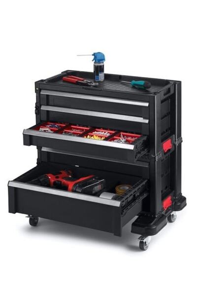 Keter 5 Çekmeceli Takım Dolabı Tekerlekli - Boş