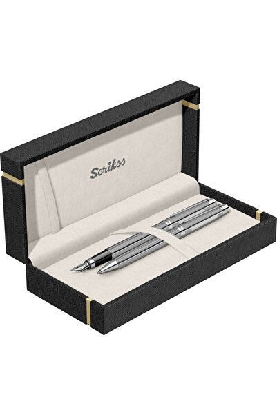 Scrikss Kişiye Özel Isimli Balıksırtı Dolma Kalem Tükenmez Kalem Ömür Boyu Garantili Hediye Paketli
