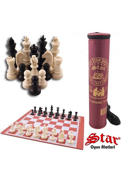 Star Okey Star Chess Set Big Bag Tournament Set