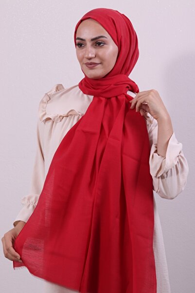 Armine Γυναικείο κόκκινο σάλι lyocell Trend