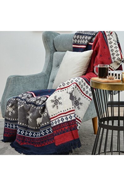 AKSU Carmelo 150x200 Tek Kişilik Çift Taraflı Pamuklu Battaniye