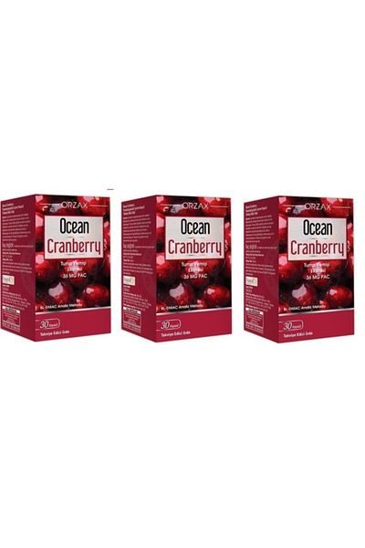 Ocean Ocean Cranberry 30 Capsule 3 Pieces