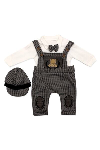Murat Baby Baby Boy Brown 3 Piece Set with Cap and Slings