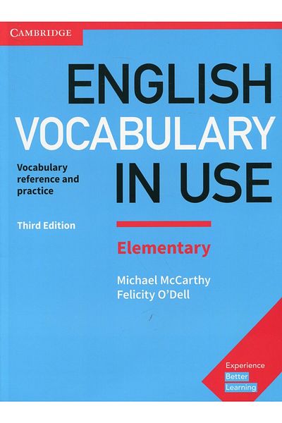 Cambridge English Vocabulary In Use Elementary Book With Answers And Cd