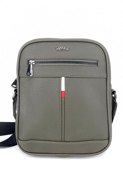 LOS ANGELES POLO CLUB 8043 Unisex Messenger Τσάντα χιαστί Χακί