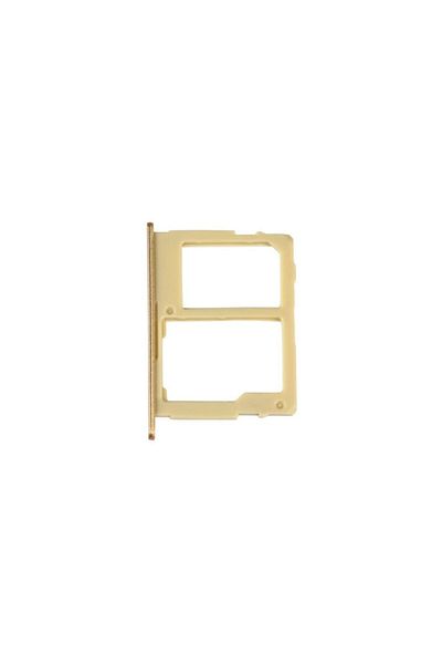 tekyerdenal Samsung Galaxy J3 Pro 2017 J330 Compatible Gold Double Sim Card Tray