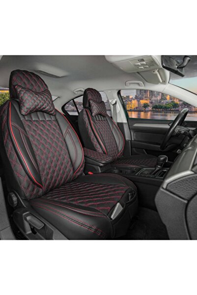Generic Brand Honda Accord Luxury Semi Leather Auto Seat Cover Front/Back Set