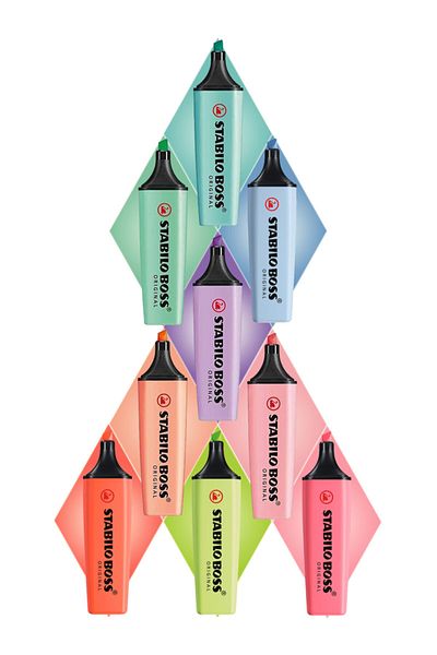 Stabilo New Set of 9 with Pastel Colors Version 4