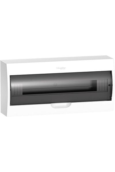 SCHNEIDER 18-Piece Surface Mounted Fuse Box Halogen Free Ez9e118sos