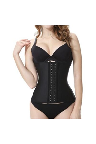 Sweet Sauna Kadın Siyah Askısız Premium Orijinal Bel Korsesi