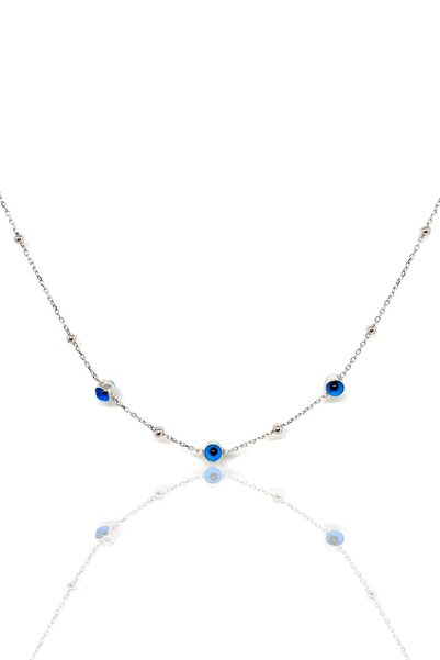 Artuklu Telkari 925 Ayar Gümüş Rodyum Kaplama Toplu Forse Zincirli 3 Sıralı N...