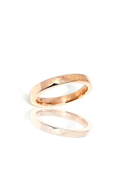 Artuklu Telkari 925 Ayar Gümüş Rose Kaplama Şarnel(chanel) Model Kadın Yüzük&...