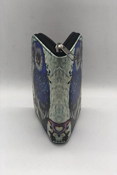 MENİSE Mavi Baykuş Bayan Cüzdanı