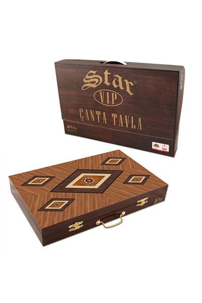 Star Okey Star VIP Bag Backgammon Set