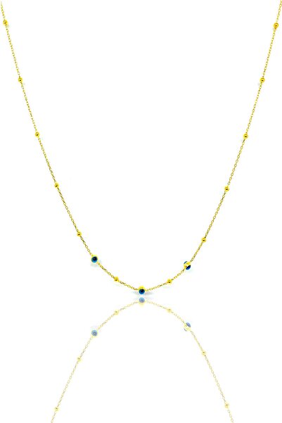 Artuklu Telkari 925 Ayar Gümüş Altın(gold) Kaplama Toplu Forse Zincirli 3 Sır...