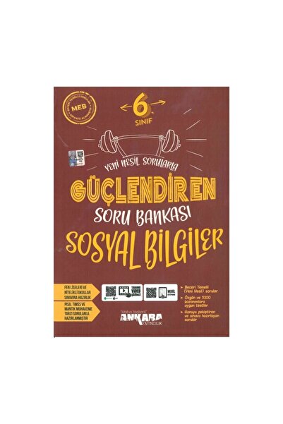 Ankara Yayınları Ankara 6. Sınıf Sosyal Bilgiler Güçlendiren Soru Bankası
