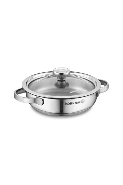 KORKMAZ Minika 14x4 cm Inox Omlet A1500