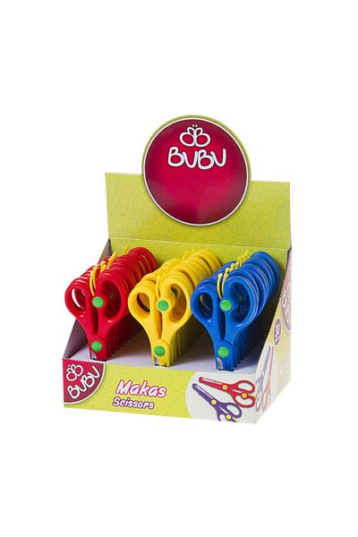 Bubu Bu-bu -00119 Student Scissors 30 Pieces with Brake (1 Pack of 30 Pieces)