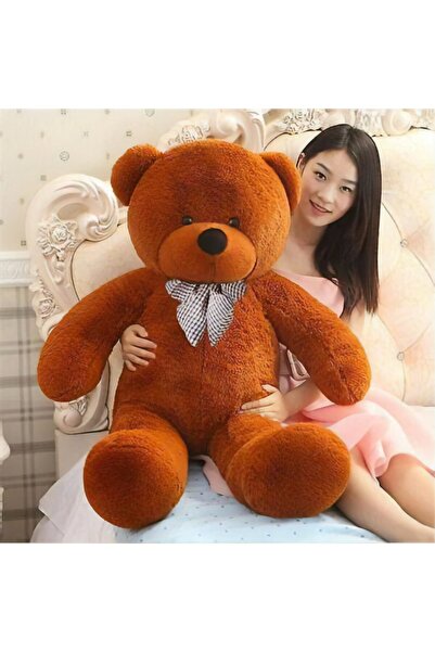Kuki's Spielzeug Kuki Oyuncak 120cm Koyu Kahverengi Peluş Ayı