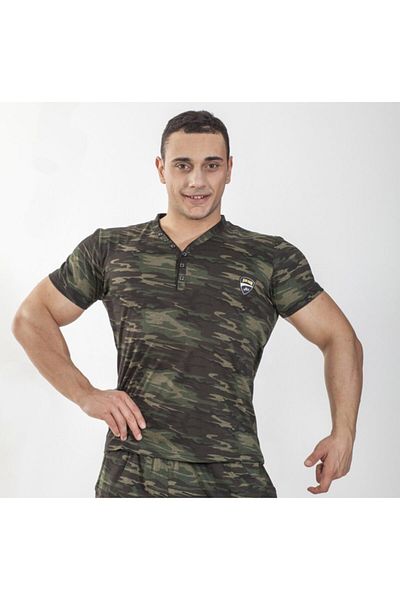 Big Sam Camouflage Fit T-Shirt 2839