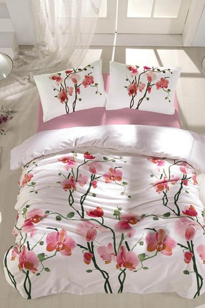 Altınbaşak Altinbaşak Ranforce Double Bloom Duvet Cover Set