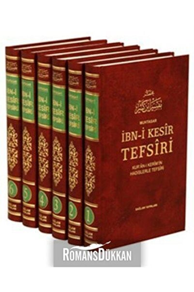 Sağlam Yayınevi Ibn-i Kesir Tefsiri - Muhtasar, 6 Cilt, Şamua Kağıt-1412