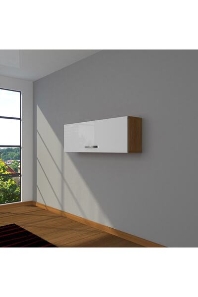 Decoraktiv Yatay Üst Modül Slm- Parlak Beyaz