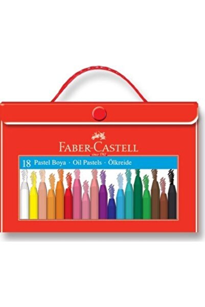 Faber Castell Faber-castell Plastik Çantalı Tutuculu Pastel Boya 18 Renk