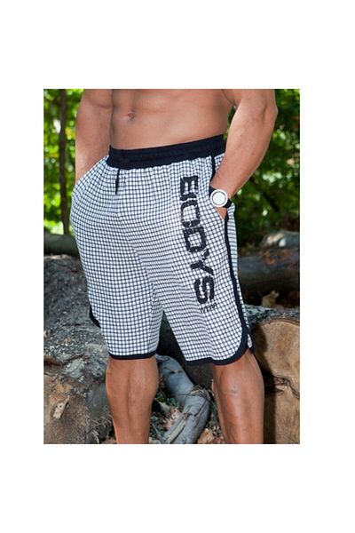 Big Sam Natural Pöti Checked Relaxed Cut Shorts 1378