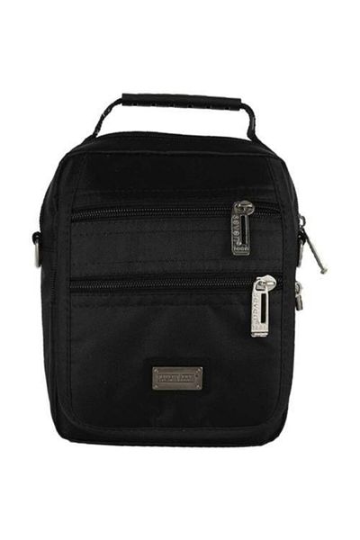 SEVENTEEN Multi-Eye Men's Hand and Shoulder Strap Bag Black