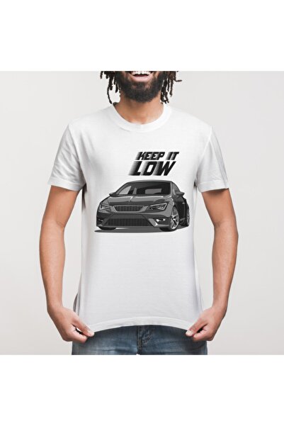 Crazy Ανδρικό μπλουζάκι Seat Leon 5f Fr Keep It Low