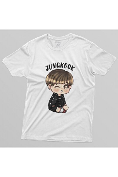 Crazy Ανδρικό T-Shirt - Bts Cartoon Jungkook Chibi Design