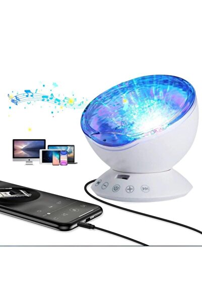 exeo Müzik Çalar Okyanus Dalgası 7 Farklı Led Işıklı Kumandalı
