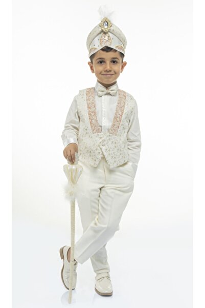 Emir Sünnet Kıyafetleri Sancaktar Modern Pelerinli Sünnet Kıyafeti