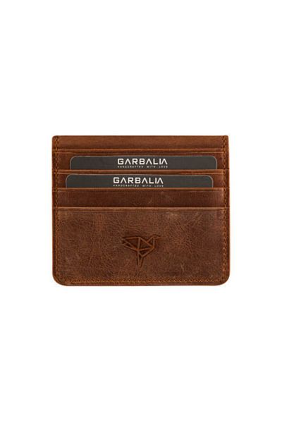 Garbalia 100% портфейл с пари на притежателя на карта от 100% естествена ретро кожа