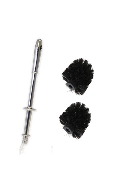 Caspian Plus Yedek Klozet Fırça Sapı Ve 2 Adet Yedek Fırça Ucu ( Üniversal Tu...