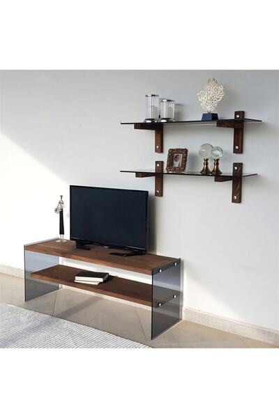 NEOstill - Ahşap Tv Ünitesi Wood'n Glass Tv102