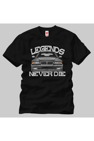 Crazy Tricou pentru bărbați Bmw E38 Legends Never Die