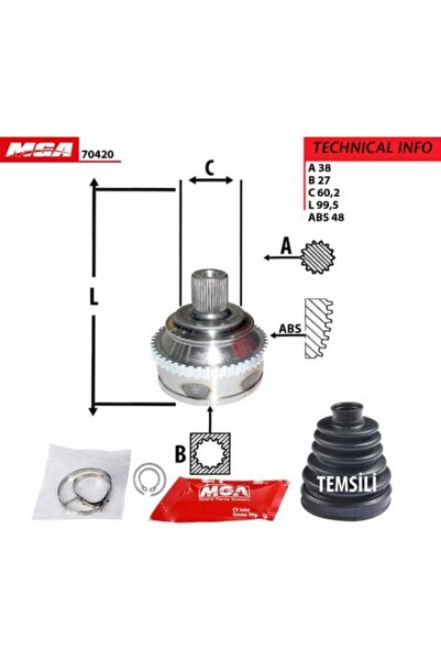 MGA 70420 Aks Kafası Dış Transporter T4 Absli Tıp