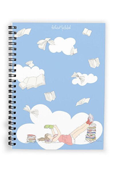 Bikutumutluluk N007 A5 Design Spiral Notebook - Books Are Dreams You Can Touc...