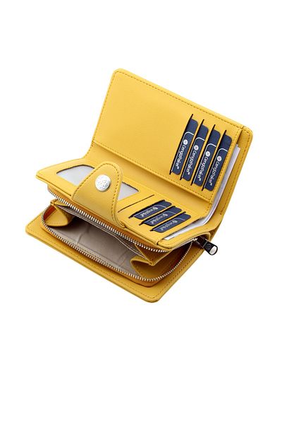 CENGİZ PAKEL Medium Size Mustard Wallet