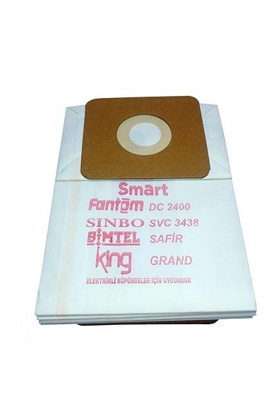 Sinbo Svg 3438 Mini - Vacuum Cleaner Paper Dust Bag (10 Pack) 1St Quality